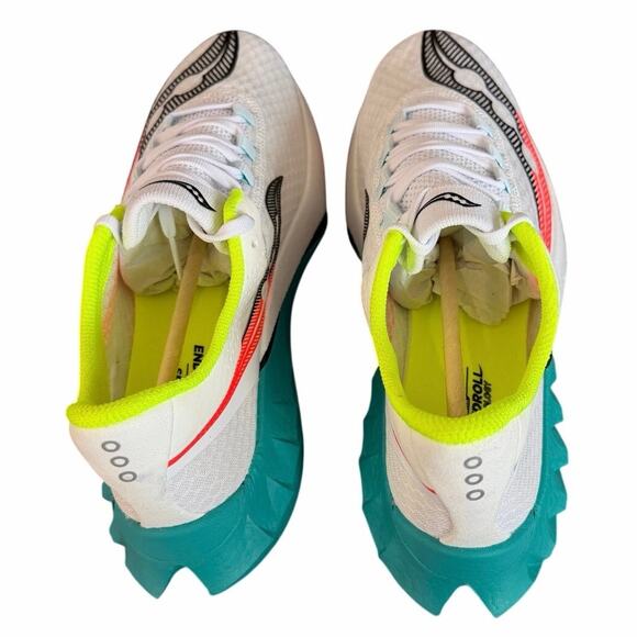 Saucony Endorphin Pro 4 White/Mutant Men’s Running Shoes Size 9.5 Carbon Plate main image 12